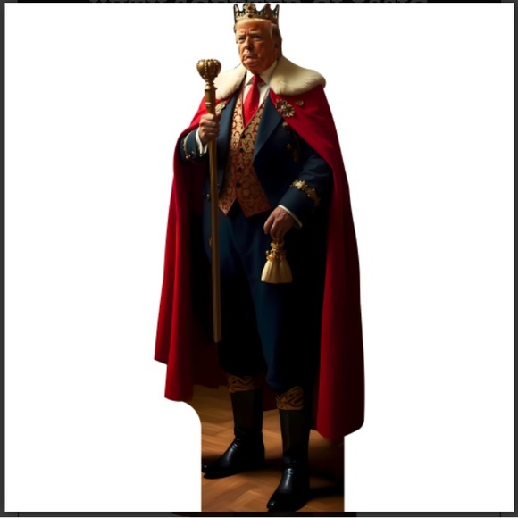 Donald Trump King Life Size Cardboard Cutout with Free Shipping